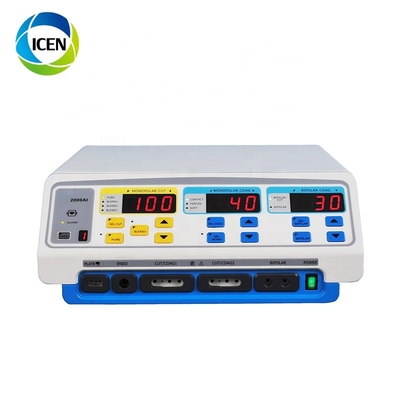 Digital Electrosurgical Monopolar Surgical Generator Device Cautery Medical Equipment Cutting IN-I2000AI LED Bipolar Electrosurgical Unit